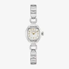 Caravelle Designed By Bulova Womens Silver Tone Stainless Steel Expansion Watch 43l225 In Metallic