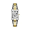 Caravelle Designed By Bulova Womens Two Tone Stainless Steel Bracelet Watch 45l167 In Gold