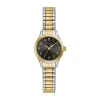Caravelle Designed By Bulova Womens Two Tone Stainless Steel Expansion Watch 45l185 In Transparent