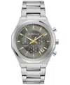 Caravelle Men's Chronograph Stainless Steel Bracelet Watch 40mm In No Color