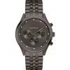 Caravelle Designed By Bulova Men's Chronograph Gunmetal Stainless Steel Bracelet Watch 41mm Women's Shoes In Grey