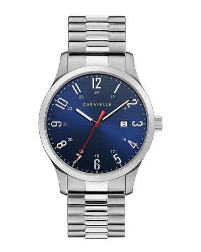 Caravelle Men's Dress Watch In Metallic