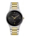 Caravelle Designed By Bulova Men's Diamond-accent Two-tone Stainless Steel Bracelet Watch 40mm Women's Shoes