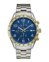 Caravelle Designed By Bulova Men's Chronograph Two-tone Stainless Steel Bracelet Watch 44mm Women's Shoes