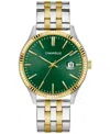 Caravelle Men's Two-tone Stainless Steel Bracelet Watch 41mm In No Color