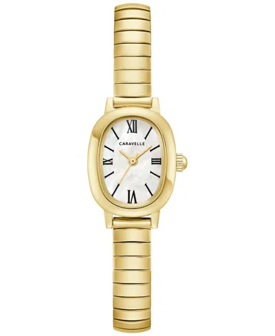 Caravelle Women's Classic Quartz Gold-tone Stainless Steel Watch 18.5mm