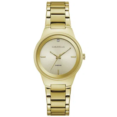Caravelle Women's Modern Beige Dial Watch