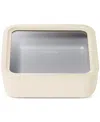 Caraway 10-cup Glass Food Storage Container With Lid In Cream