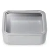 Caraway 10 Cup Nonstick Square Glass Food Container In Gray