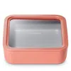 Caraway 10-cup Glass Food Storage Container With Lid In Perracotta