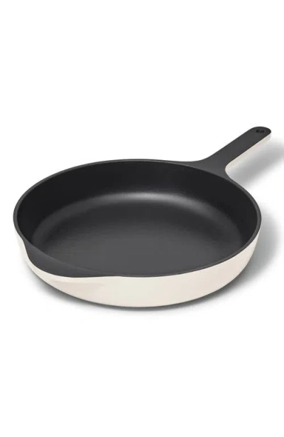 Caraway 10.5-inch Enameled Cast Iron Skillet In Cream
