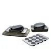 Caraway 11 Piece Ceramic Non-stick Mega Bakeware Set With Gold Handles In Gray