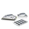 Caraway 11 Piece Ceramic Non-stick Mega Bakeware Set With Gold Handles In Gray