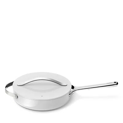 Caraway 3 Qt. Ceramic Nonstick Saute Pan In White