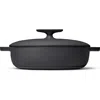 Caraway 3.5-quart Braiser With Domed Lid In Charcoal