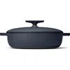 Caraway 3.5-quart Braiser With Domed Lid In Midnight Blue