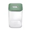 Caraway 4.3 Qt Glass Container In Green