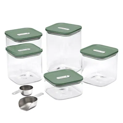 Caraway 5 Container Storage Set In Green