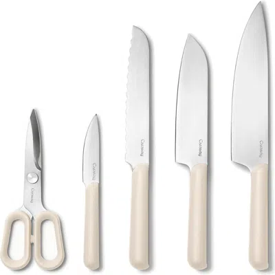 Caraway 5-piece Knife Set In Cream