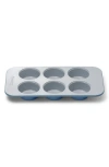 Caraway 6-cup Nonstick Ceramic Muffin Pan In Blue