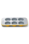 Caraway 6-cup Nonstick Ceramic Muffin Pan In Gray
