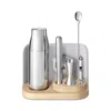 Caraway 6 Piece Bar Set With Storage In Gray