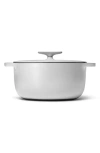 Caraway 6.5-quart Cast Iron Dutch Oven In Charcoal
