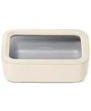 Caraway 6.6-cup Glass Food Storage Container & Lid In Cream