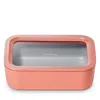 Caraway 6.6 Cup Rectangular Glass Food Container In Perracotta