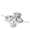 Caraway 7 Pc. Stainless Steel Cookware Set In Metallic