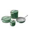Caraway Nonstick Ceramic 7-piece Cookware Set With Lid Storage In Sage