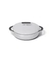 Caraway Cast Iron 3.5-quart Braiser With Domed Lid In Gray
