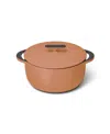 Caraway 6.5-quart Cast Iron Dutch Oven In Rust