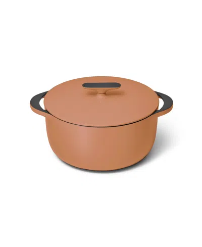 CARAWAY CAST IRON 6.5-QUART DUTCH OVEN WITH FLAT LID