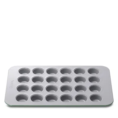 Caraway Ceramic Nonstick 24 Cup Mini Muffin Pan In Gray