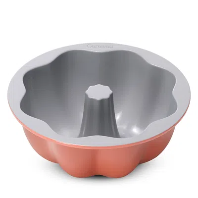 Caraway Ceramic Nonstick Fluted Cake Pan In Pink
