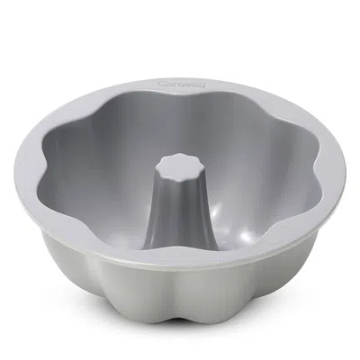 Caraway Ceramic Nonstick Fluted Cake Pan In White