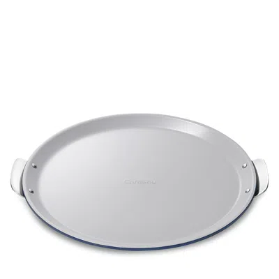 Caraway Ceramic Nonstick Large Pizza Crisper Pan In Silver