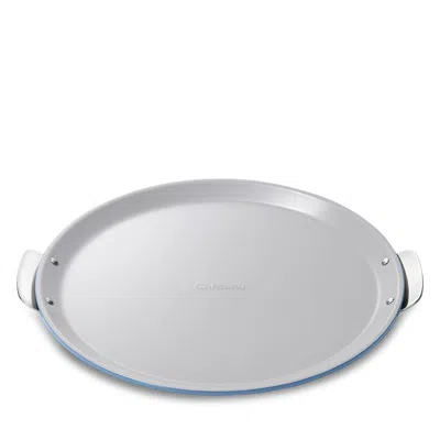 Caraway Ceramic Nonstick Large Pizza Crisper Pan In Silver