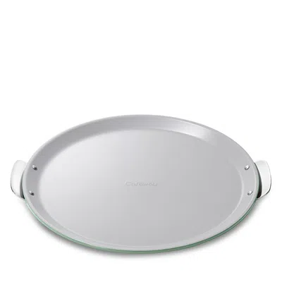 Caraway Ceramic Nonstick Large Pizza Crisper Pan In Silver
