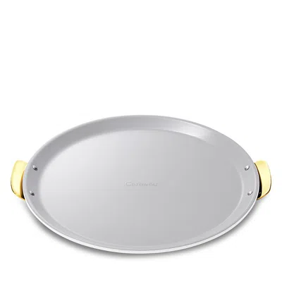 Caraway Ceramic Nonstick Large Pizza Crisper Pan In Silver