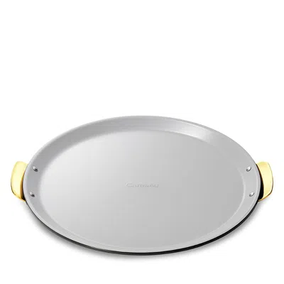 Caraway Ceramic Nonstick Large Pizza Crisper Pan In Silver
