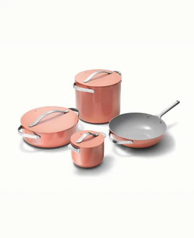 CARAWAY COOKWARE PLUS NON-STICK 8 PIECE COOKWARE SET