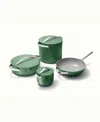 Caraway Nonstick Ceramic 7-piece Cookware Set With Lid Storage In Sage
