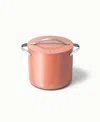 Caraway Nonstick Ceramic 12-quart Stockpot With Lid In Perracotta