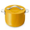 Caraway Nonstick Ceramic Petite 2-quart Cooker With Lid In Marigold
