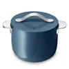 Caraway Nonstick Ceramic Petite 2-quart Cooker With Lid In Navy