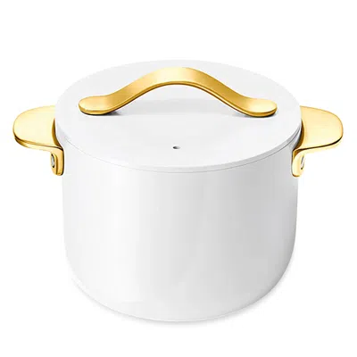 Caraway Cookware Plus Petite Cooker With Lid In White