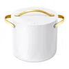 Caraway Cookware Plus Stock Pot With Lid In White
