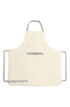 Caraway Cotton Apron In Cream